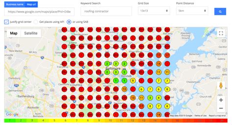 GeoGrid Service Area Business Rank Tracker Live!.